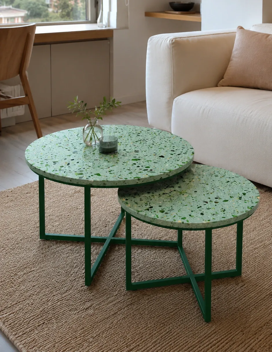 Mesa Camaleón Combo (Azufral, Verde Esmeralda)